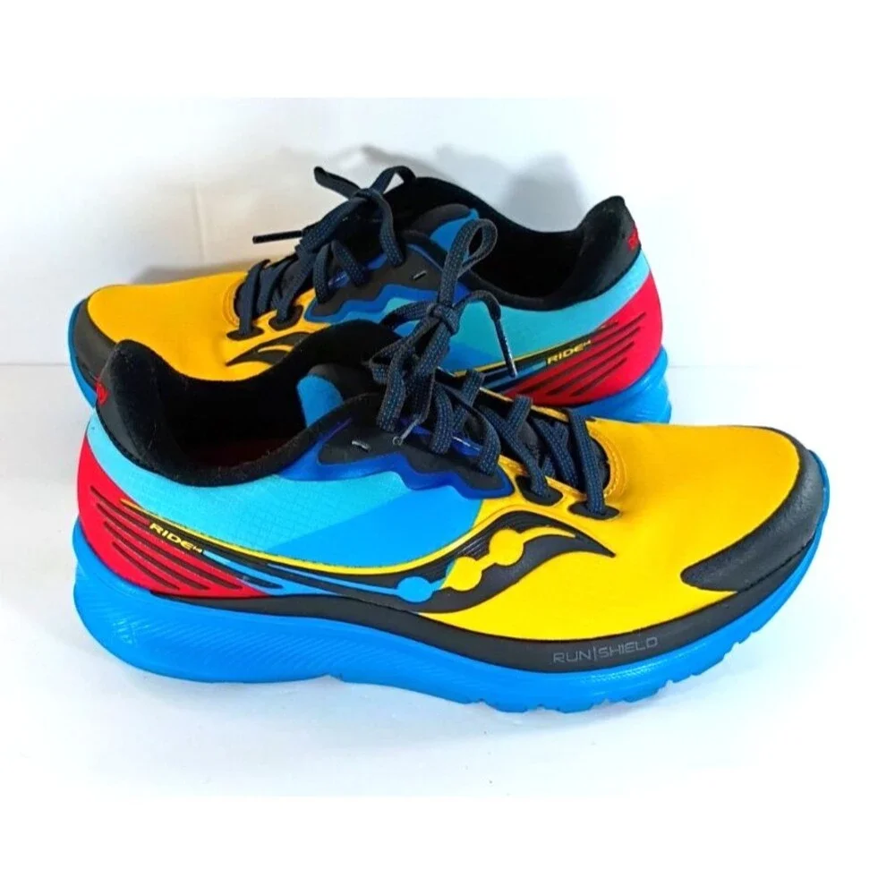 Saucony Ride 14 Runshield Solar Chill Women's Running Shoes Size 6.5 PWRRUN